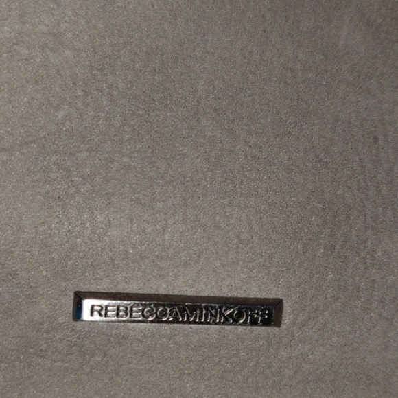 EUC Rebecca Minkoff Grey Suede Crossbody Purse - Picture 4 of 8